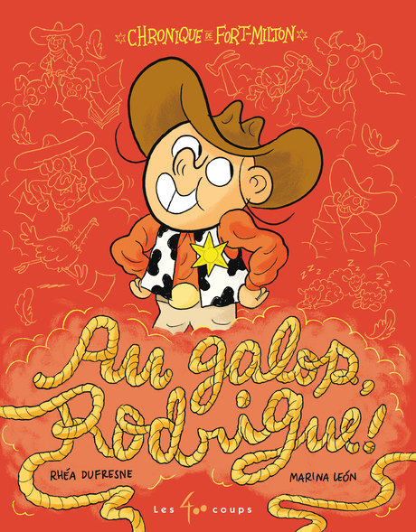 Couverture du livre Au galop, Rodrigue!