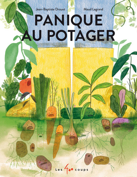 Couverture du livre Panique au potager