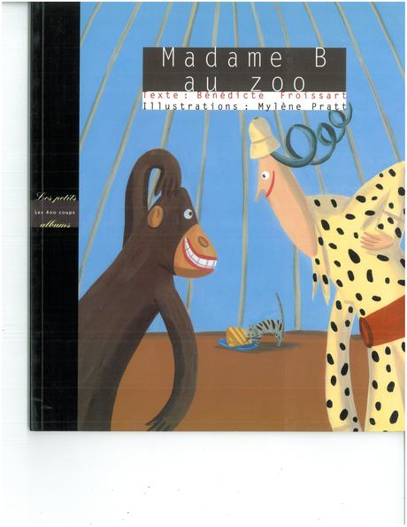 Couverture du livre Madame B au zoo