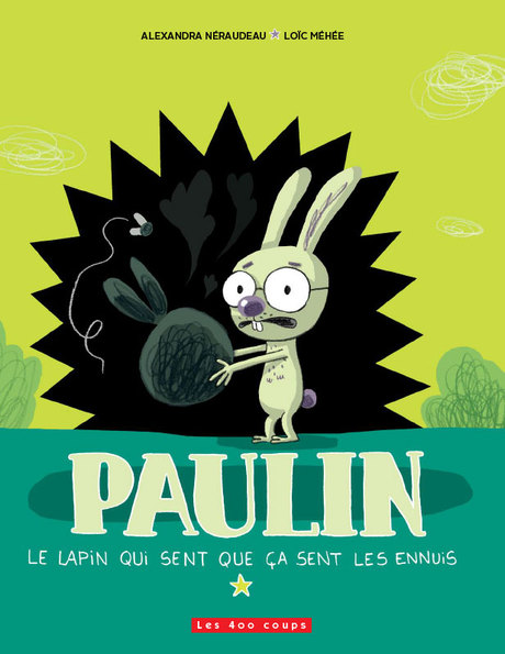 Couverture du livre Paulin, le lapin qui sent que ça sent les ennuis