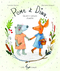 Couverture du livre Pome et Dina - Quatre saisons d'amitié